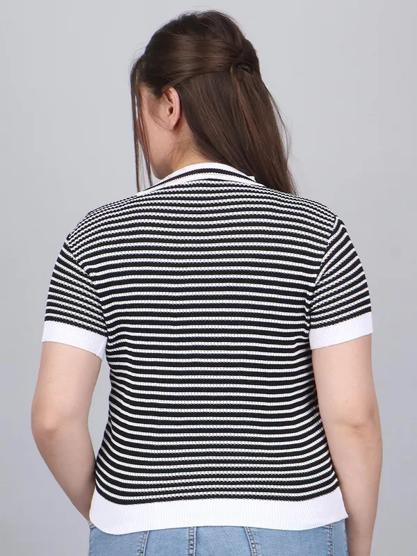 Women_S_Cotton_Striped_Top