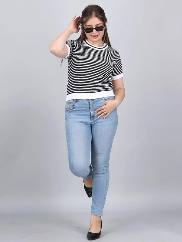 Women_S_Cotton_Striped_Top