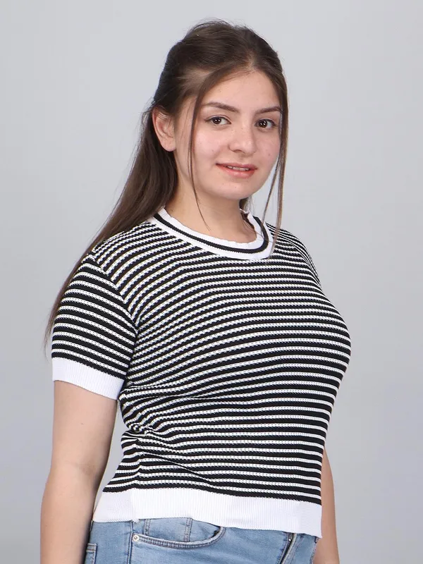 Women_S_Cotton_Striped_Top