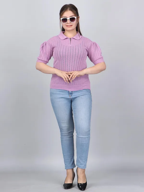 Women_S_Knitted_Collar_Neck_Top