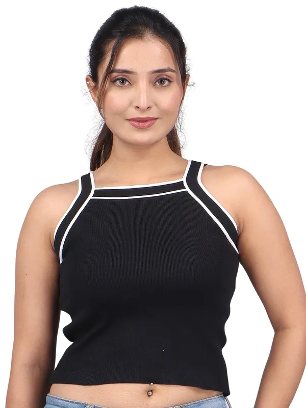 Women_S_Ribbed_Cotton_Halter_Crop_Top
