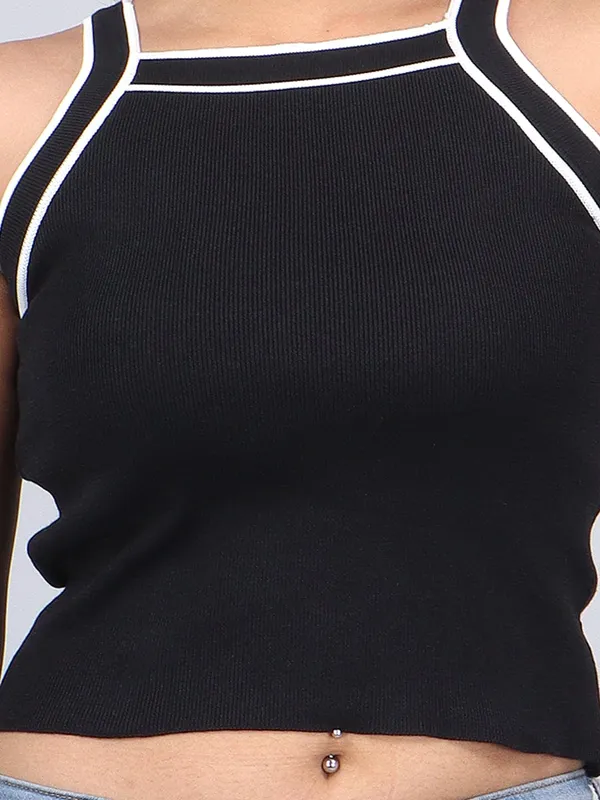 Women_S_Ribbed_Cotton_Halter_Crop_Top