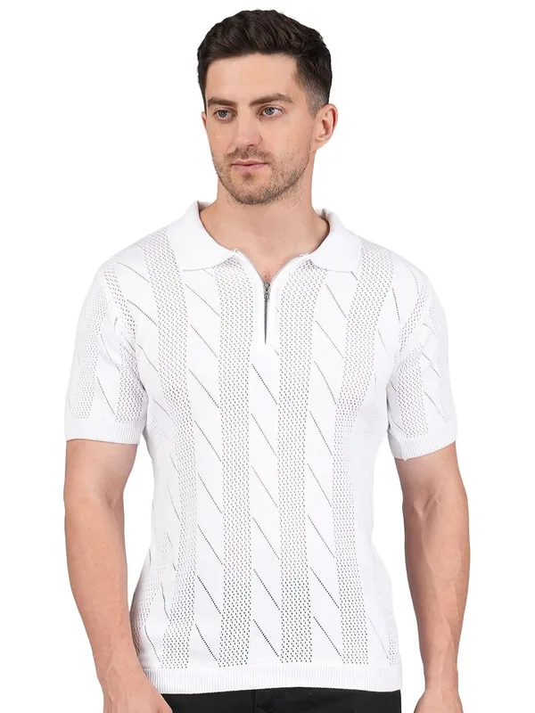 Mens_Textured_Knit_Polo_Shirt