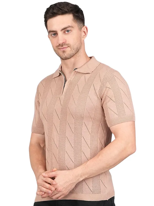 Mens_Textured_Knit_Polo_Shirt