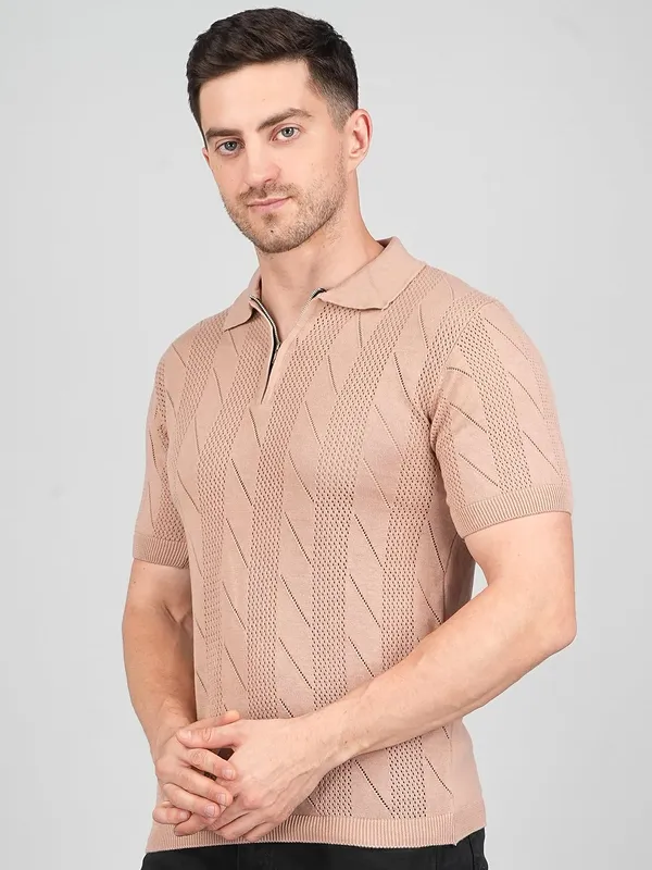 Mens_Textured_Knit_Polo_Shirt