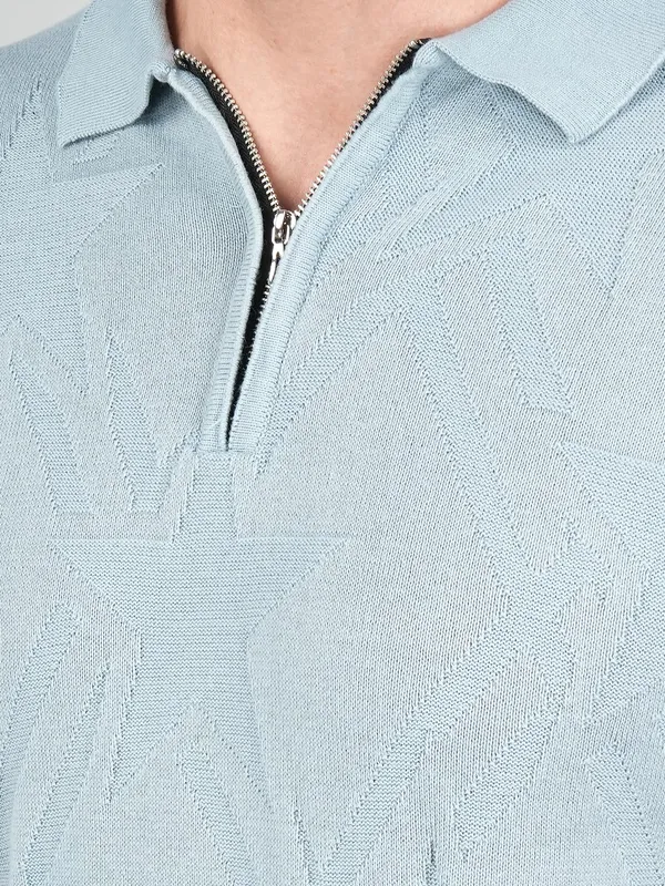 Men_S_Polo_Neck_Textured_T_Shirt