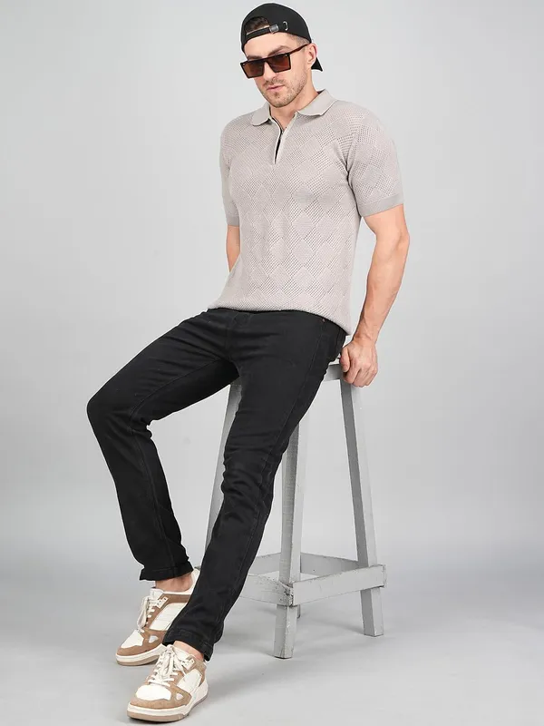 Men_S_Cotton_Knit_Polo_Shirt_With_Zipper_Collar
