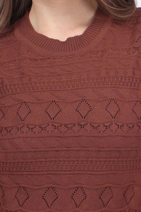 Women_S_Knitted_Half_Sleeve_Top