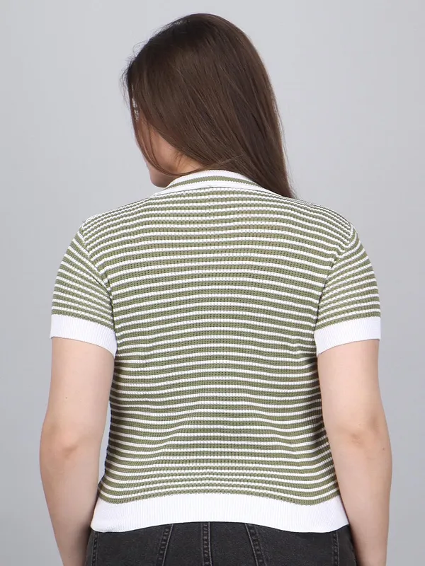 Women_S_Knitted_Half_Sleeve_Top