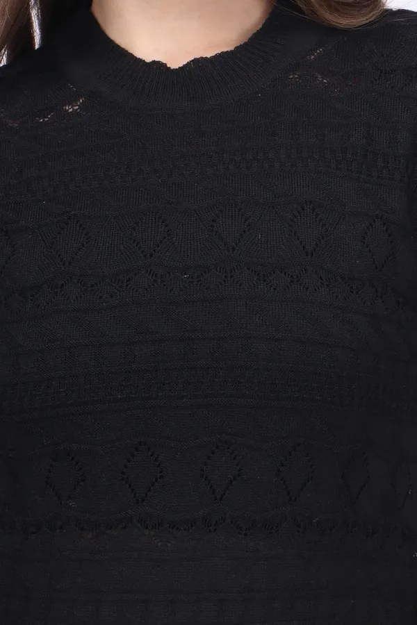 Women_S_Knitted_Half_Sleeve_Top