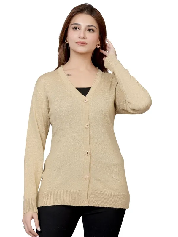 Women_S_V_Neck_Button_Cardigan_Sweater