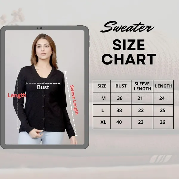 Women_S_V_Neck_Button_Cardigan_Sweater