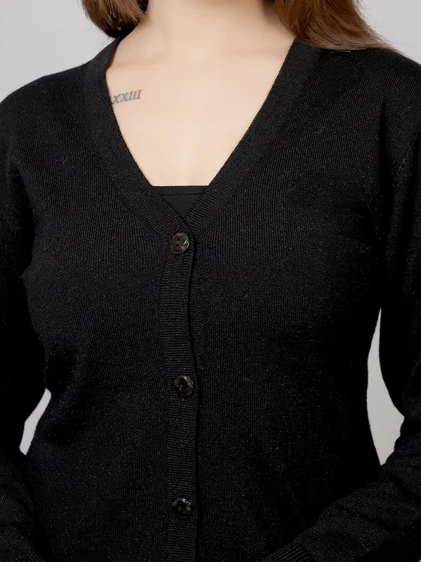Women_S_V_Neck_Button_Cardigan_Sweater