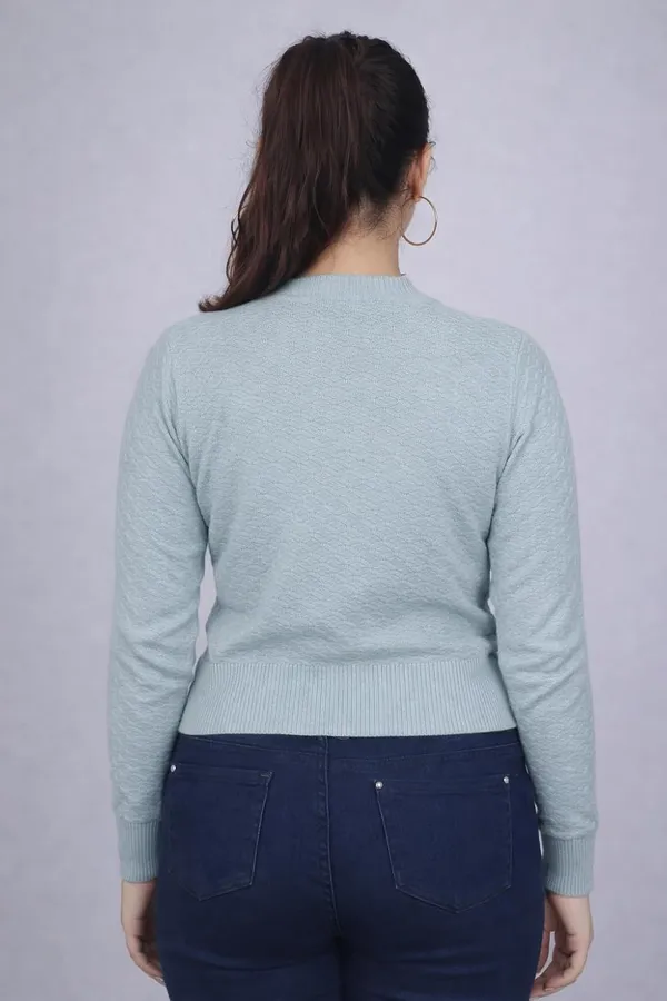 V_Neck_Button_Cardigan_Sweater_For_Women