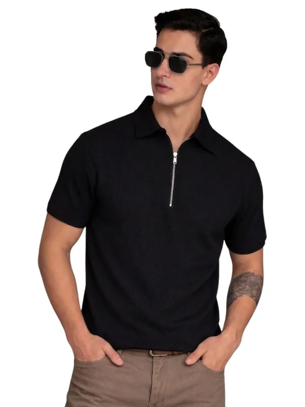 Men_S_Cotton_Blend_Half_Zipper_Polo_Shirt