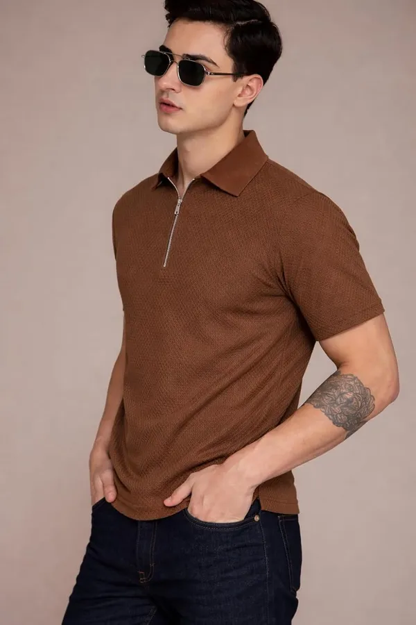 Men_S_Cotton_Blend_Half_Zipper_Polo_Shirt