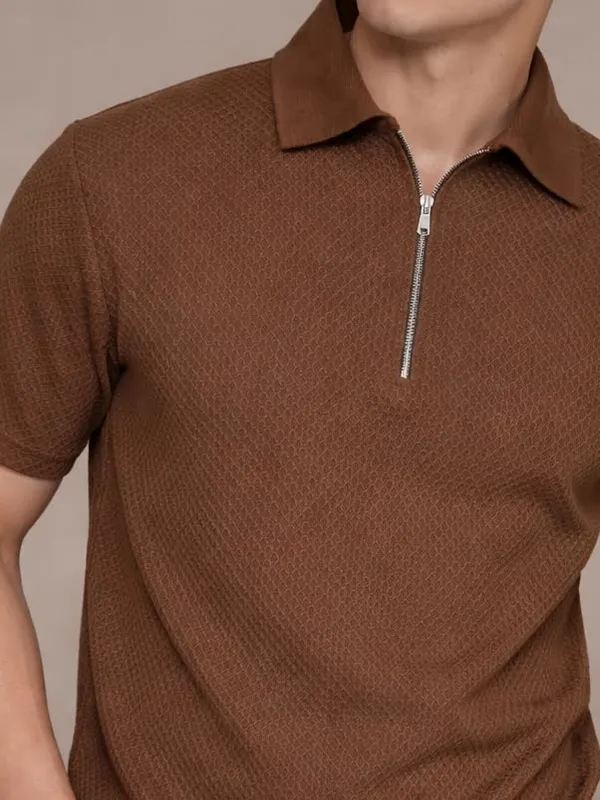 Men_S_Cotton_Blend_Half_Zipper_Polo_Shirt