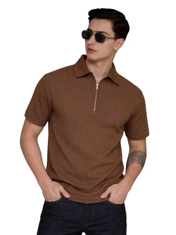 Men_S_Cotton_Blend_Half_Zipper_Polo_Shirt