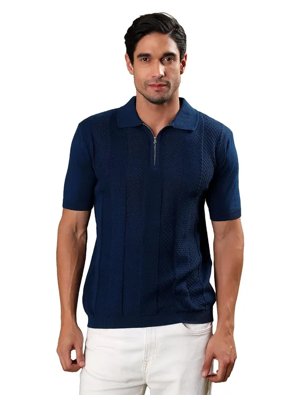 Men_S_Cotton_Polo_Neck_Half_Zip_T_Shirt