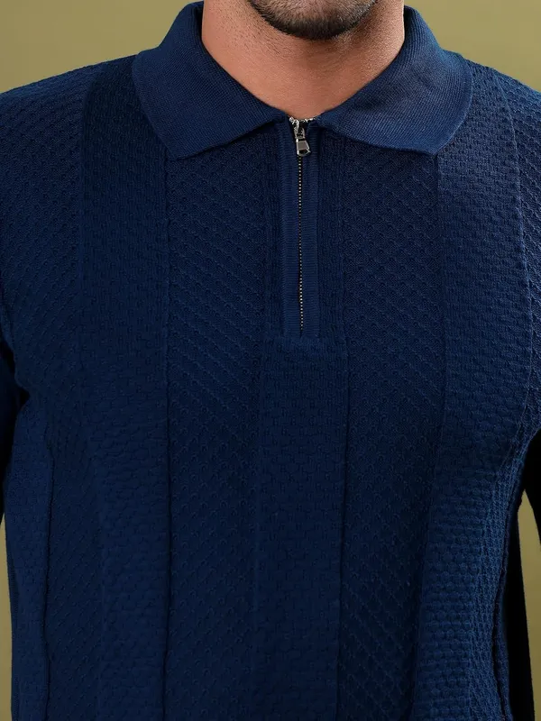 Men_S_Cotton_Polo_Neck_Half_Zip_T_Shirt