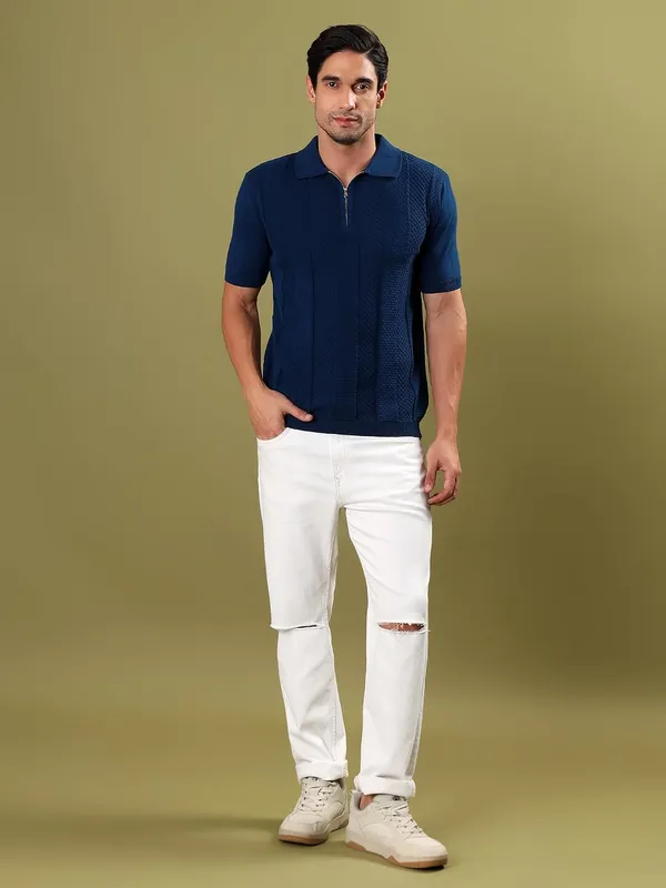 Men_S_Cotton_Polo_Neck_Half_Zip_T_Shirt