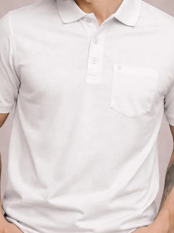 Half_Sleeve_Polo_Neck_T_Shirt_With_Chest_Pocket