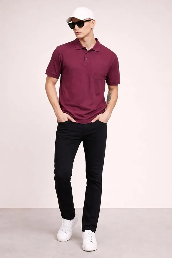 Men_S_Polo_Neck_T_Shirt_With_Chest_Pocket