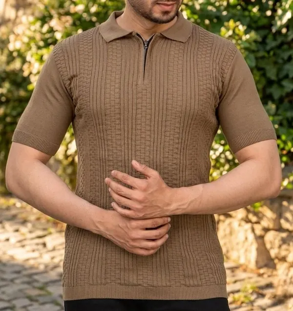 Men_S_Cotton_Zipper_Polo_Neck_T_Shirt