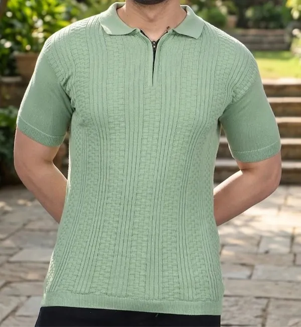 Men_S_Cotton_Zipper_Polo_Neck_T_Shirt