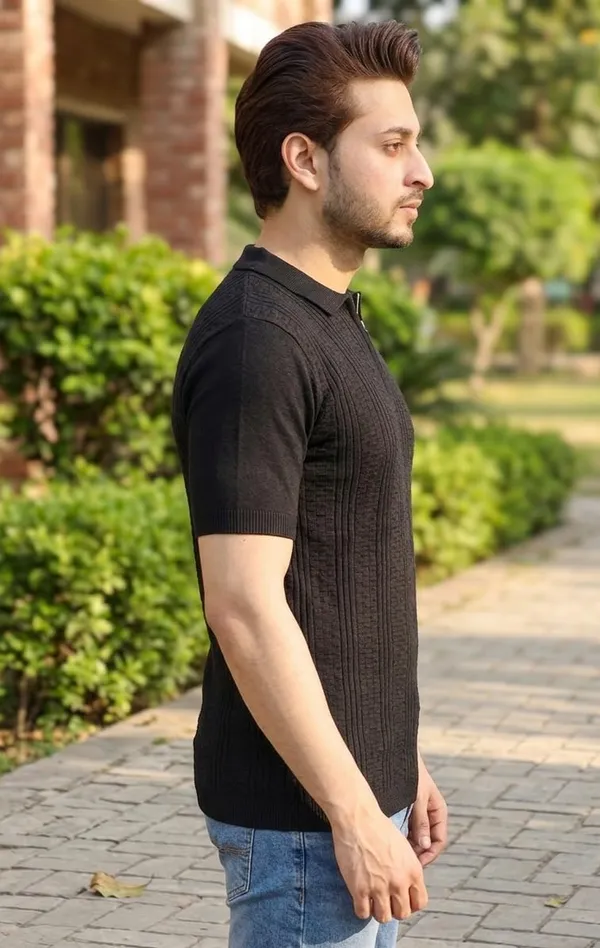 Men_S_Cotton_Zipper_Polo_Neck_T_Shirt