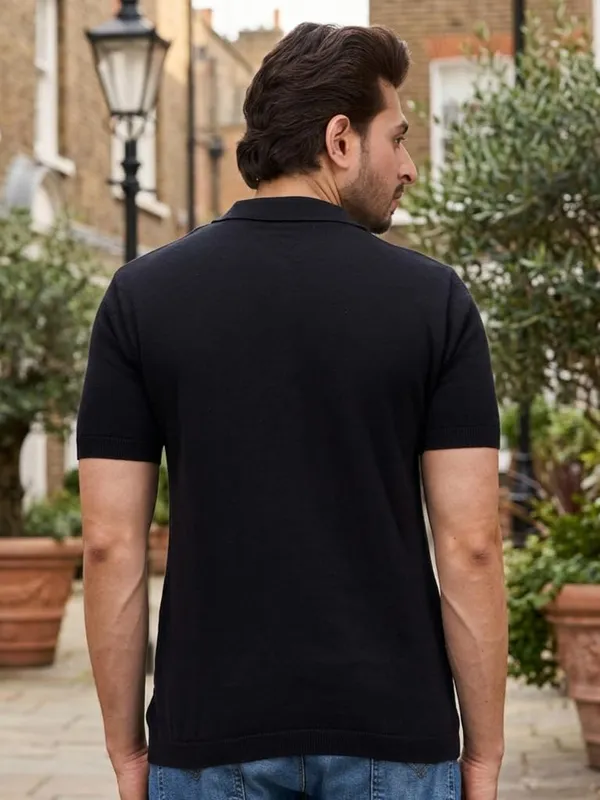 Men_S_Cotton_Zipper_Polo_Neck_T_Shirt