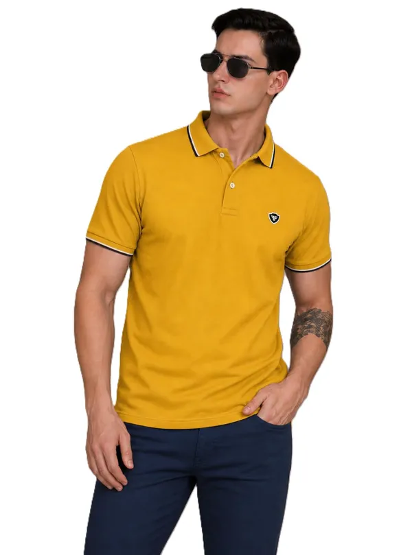 Men_S_Cotton_Blend_Polo_Neck_T_Shirt
