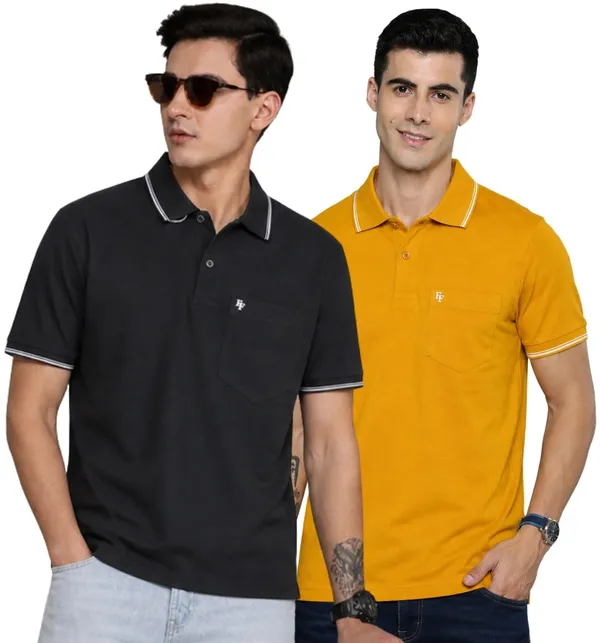 Men_Cotton_Blend_Polo_Neck_T_Shirt_With_Pocket
