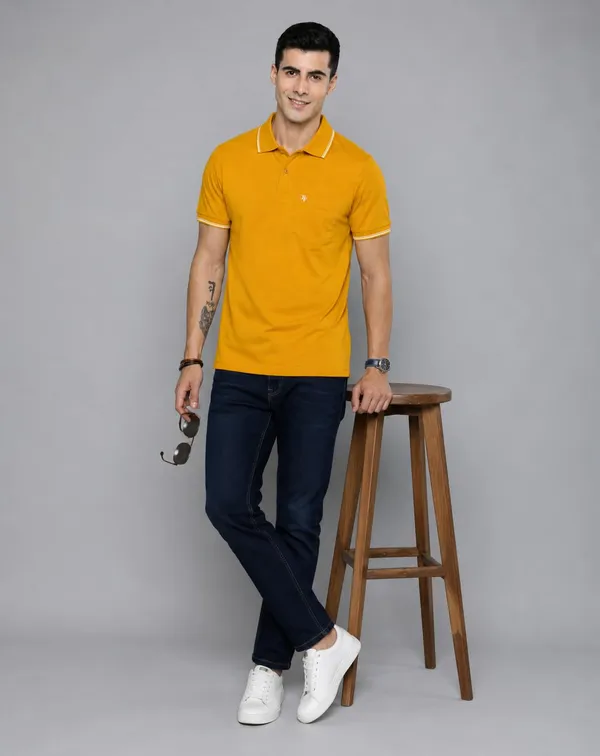 Men_Cotton_Blend_Polo_Neck_T_Shirt_With_Pocket