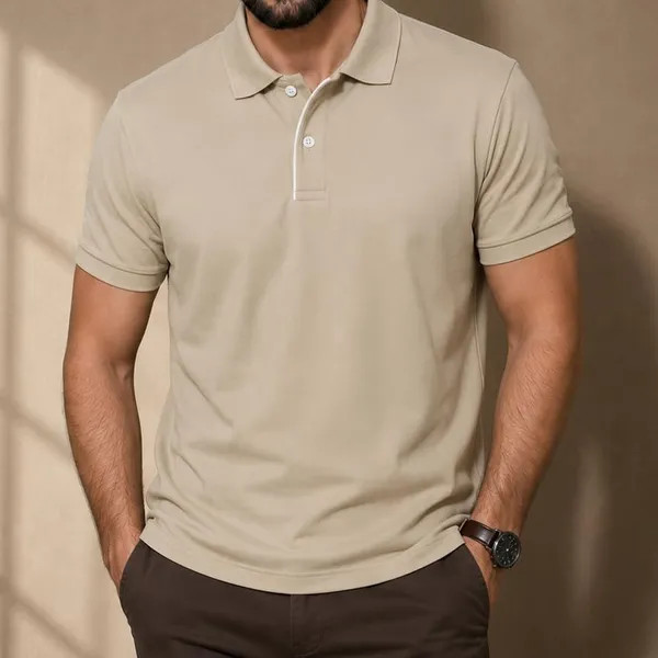Men_Cotton_Blend_Polo_Neck_T_Shirt