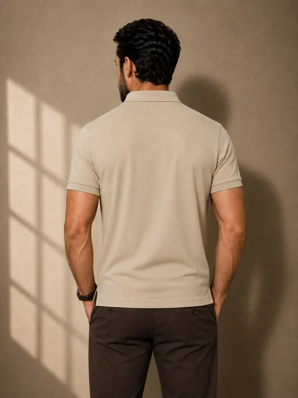 Men_Cotton_Blend_Polo_Neck_T_Shirt