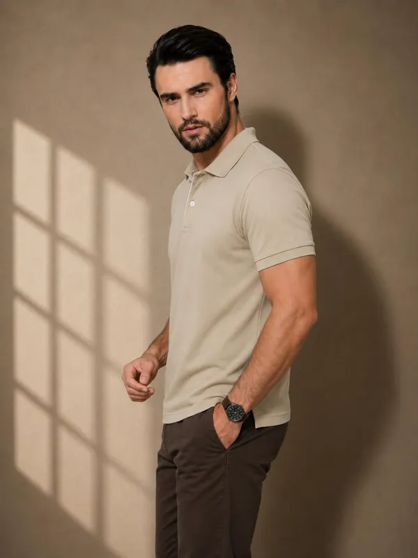 Men_Cotton_Blend_Polo_Neck_T_Shirt