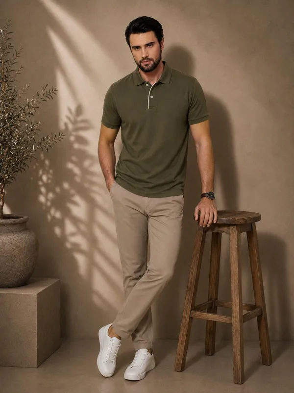 Men_Cotton_Blend_Polo_Neck_T_Shirt