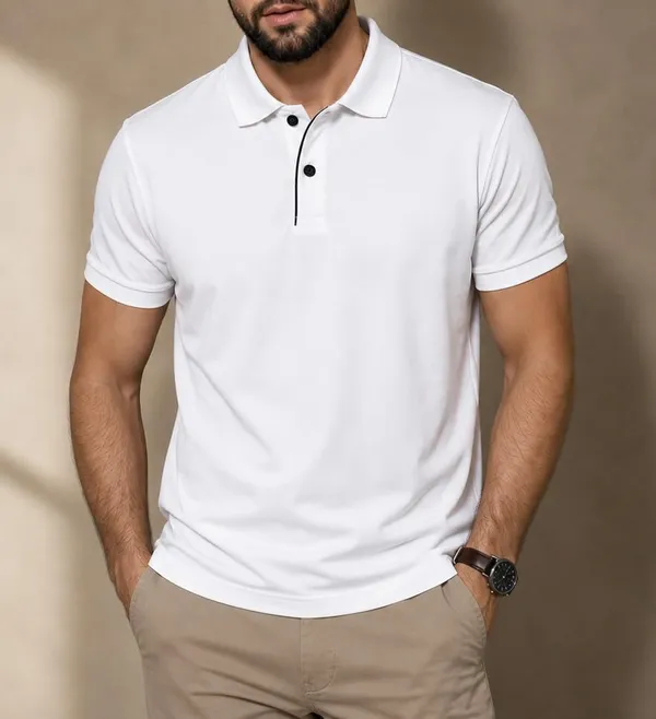 Men_Cotton_Blend_Polo_Neck_T_Shirt