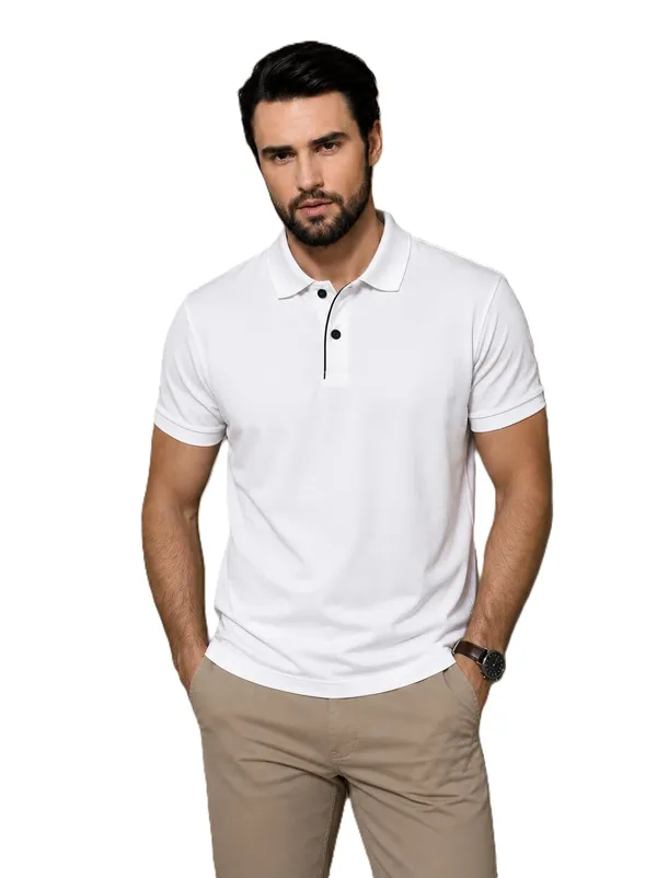 Men_Cotton_Blend_Polo_Neck_T_Shirt