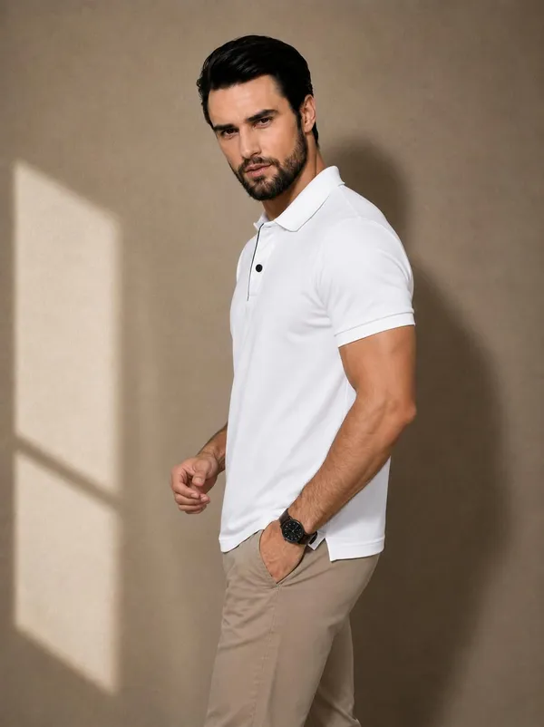 Men_Cotton_Blend_Polo_Neck_T_Shirt