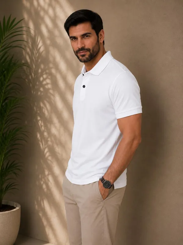 Men_S_Cotton_Blend_Polo_Neck_T_Shirt