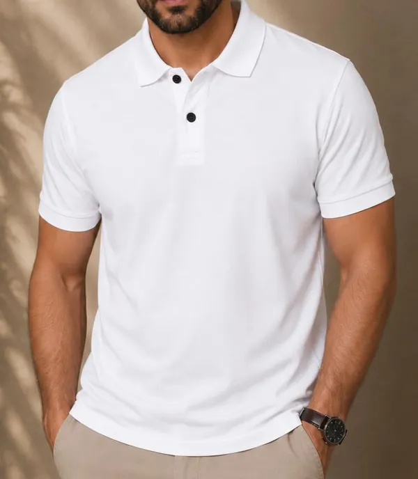 Men_S_Cotton_Blend_Polo_Neck_T_Shirt