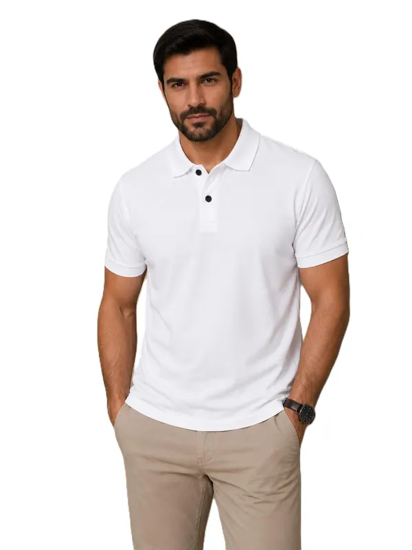 Men_S_Cotton_Blend_Polo_Neck_T_Shirt