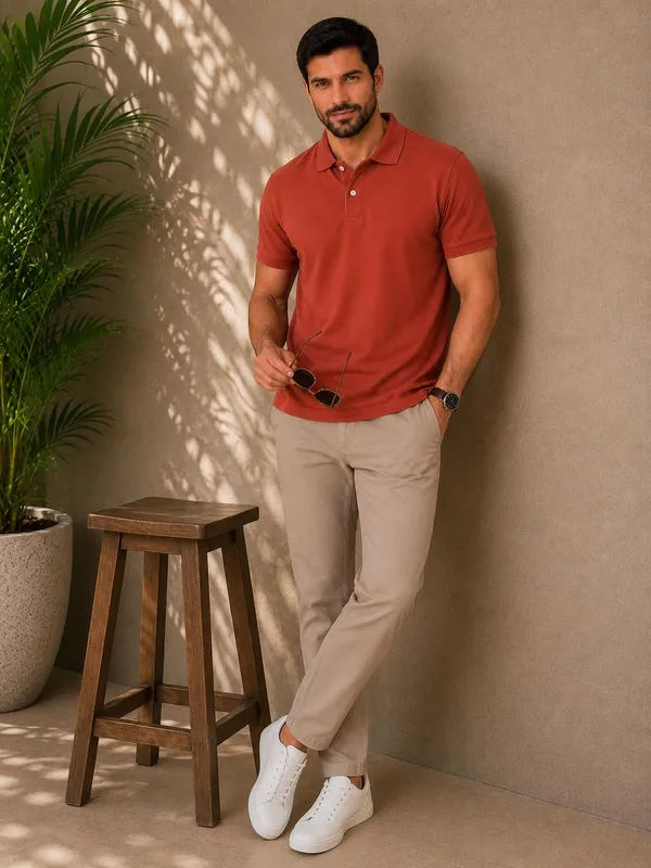 Men_Cotton_Blend_Polo_Neck_T_Shirt