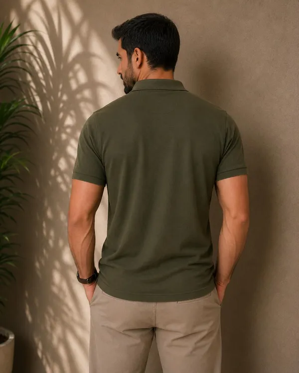 Men_S_Cotton_Blend_Polo_Neck_T_Shirt