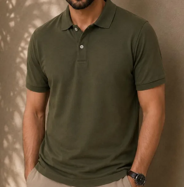 Men_S_Cotton_Blend_Polo_Neck_T_Shirt