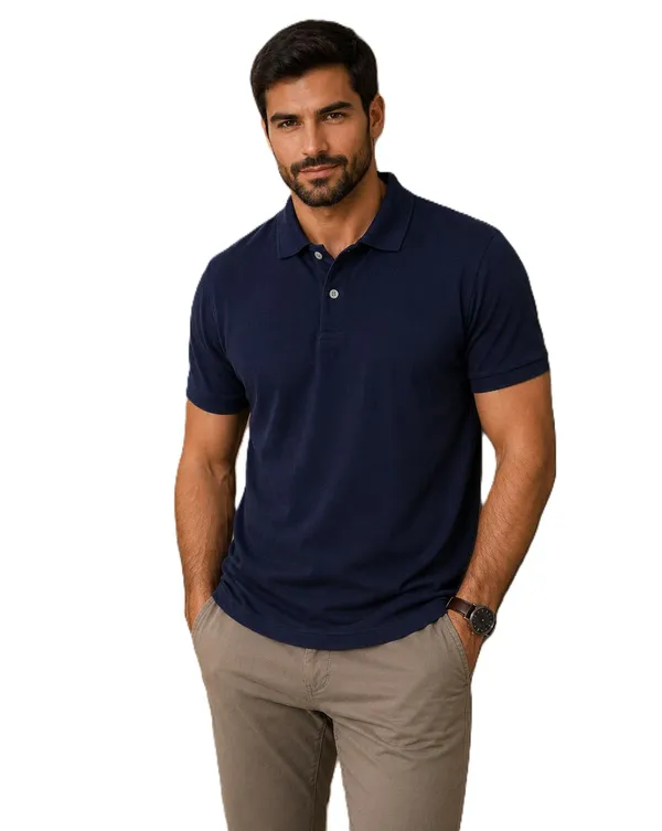 Men_Cotton_Blend_Polo_Neck_T_Shirt