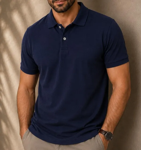 Men_Cotton_Blend_Polo_Neck_T_Shirt