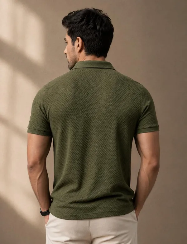 Men_S_Half_Zip_Polo_Neck_T_Shirt